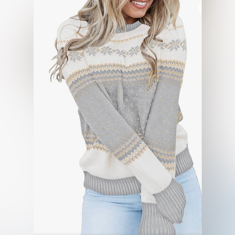 Knit Winter Sweater Size S